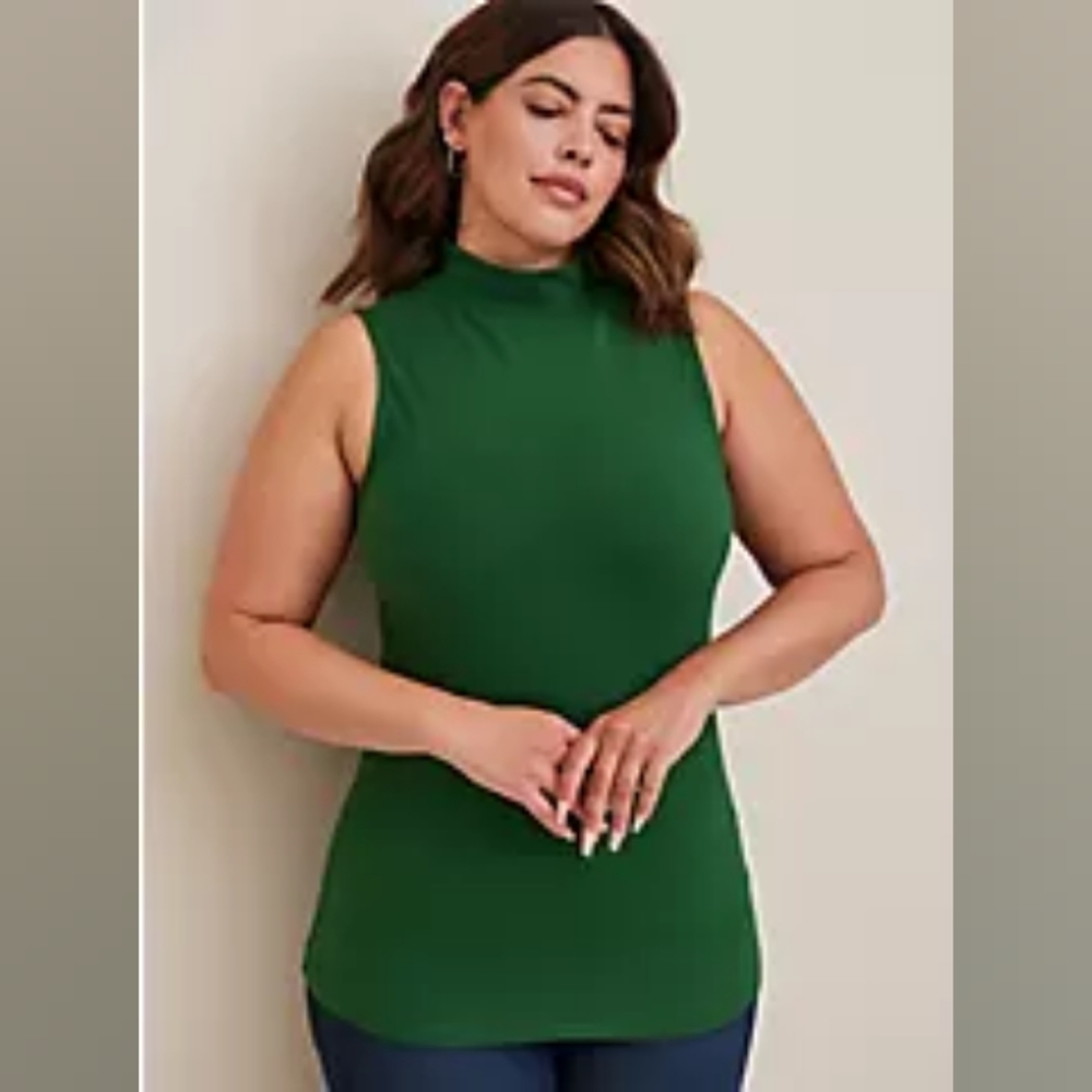 Torrid Foxy Mock Neck Tank